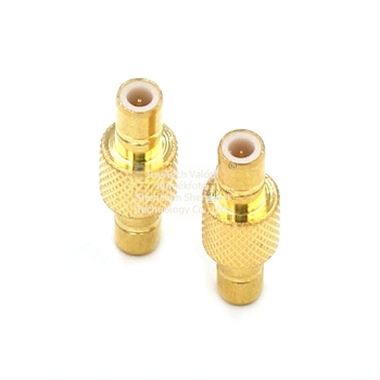 SMB-JJ 50 Ω RF koaxiális csatlakozó, aranyozott, egyenes átvezetés, dupla átvezetés adapter, antenna tartó