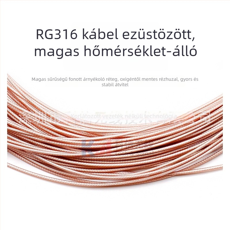 SMA férfi–SMA női adapterkábel 316 rozsdamentes acél, wifi modul bővítőkábel 0-6 GHz (3G/4G/5G)