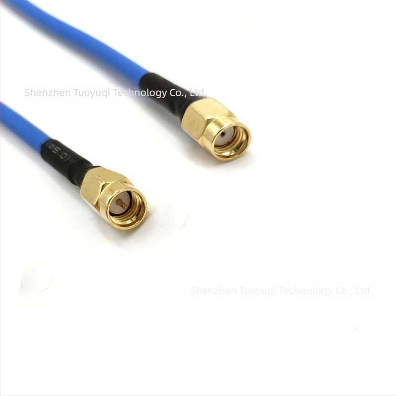 TYQ-ZJX-402141 SMA RF mérőkoaxiális kábel – 0-18 GHz, 50 Ω, SWR ≤ 1,2, 5 dB nyereség, fél-rugalmas
