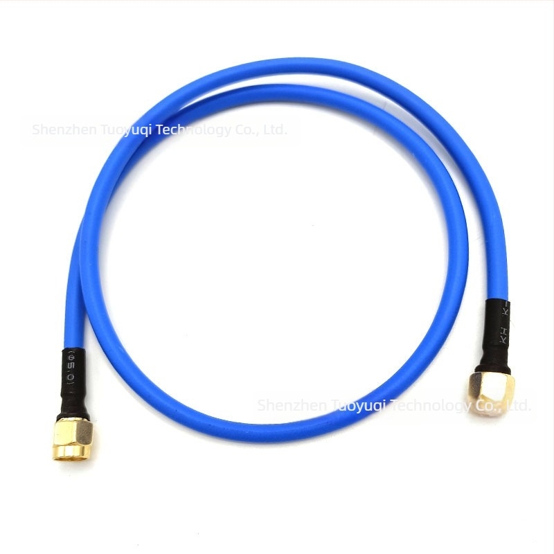 TYQ-ZJX-402141 SMA RF mérőkoaxiális kábel – 0-18 GHz, 50 Ω, SWR ≤ 1,2, 5 dB nyereség, fél-rugalmas