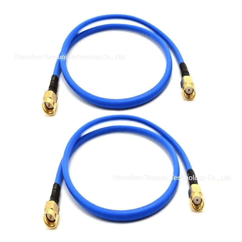 TYQ-ZJX-402141 SMA RF mérőkoaxiális kábel – 0-18 GHz, 50 Ω, SWR ≤ 1,2, 5 dB nyereség, fél-rugalmas