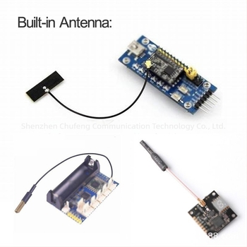 2.4G rézcső antenna, 3 dBi WiFi/Bluetooth modulhoz, omnidirekcionális beépített antenna RG178 kábellel
