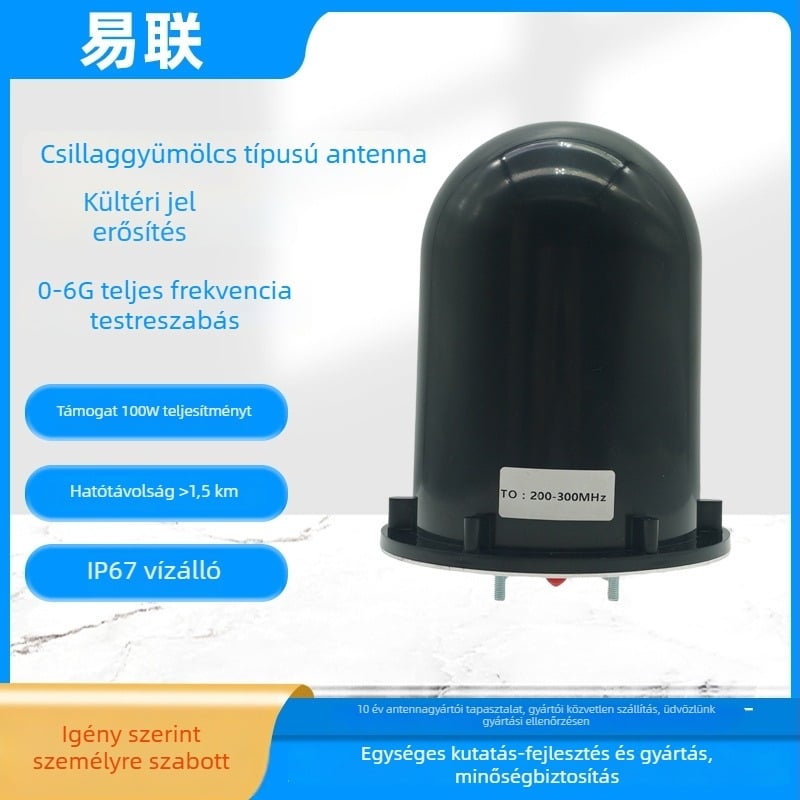 Omnidirekcionális Karambola-típusú Antenna, Golyófejű, Robbanásbiztos, 400–6000 MHz
