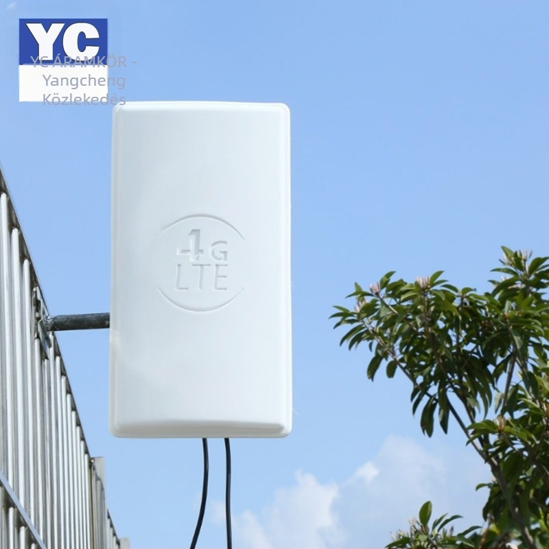 Kültéri MIMO lapos panelantenna 4G LTE, irányított, 24 dBi, 50 Ω, SWR ≤ 1,5, SMA/N-K csatlakozó opcionális