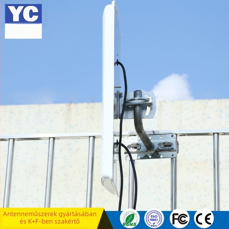 Kültéri MIMO lapos panelantenna 4G LTE, irányított, 24 dBi, 50 Ω, SWR ≤ 1,5, SMA/N-K csatlakozó opcionális