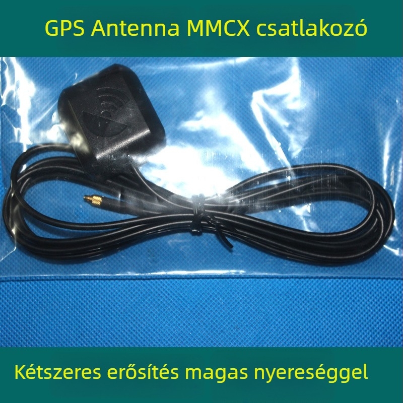Wealth GPS antenna MMCX csatlakozóval, vízálló, nagy nyereségű interfész antenna navigációhoz