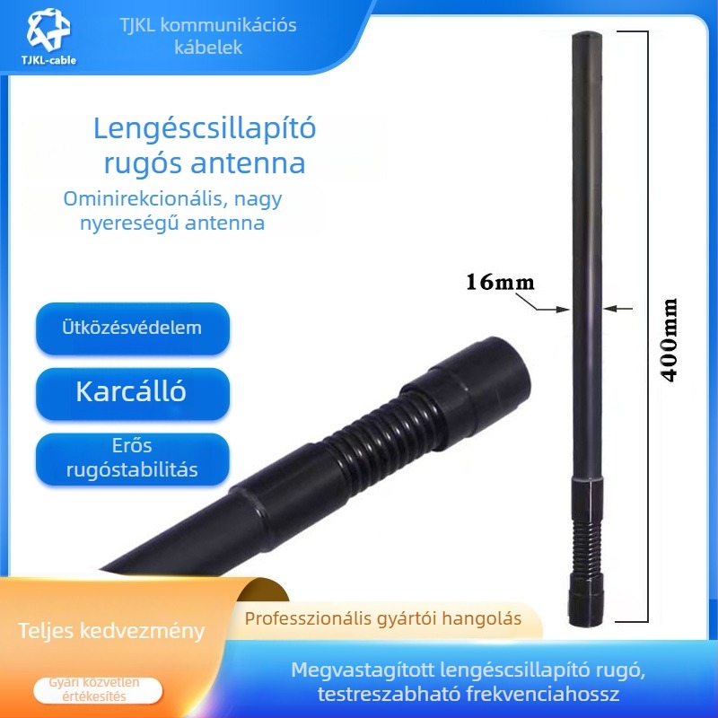 NB-modul 806-915 MHz drón antenna nagy nyereséggel és rugós csillapítással
