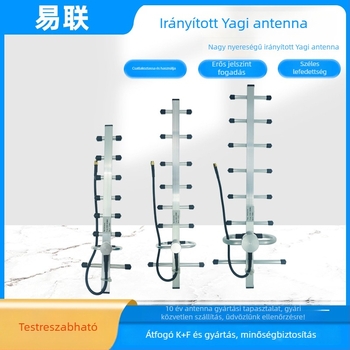 WiFi irányított Yagi antenna, nagy nyereség, 1.2/1.5/2.4 GHz