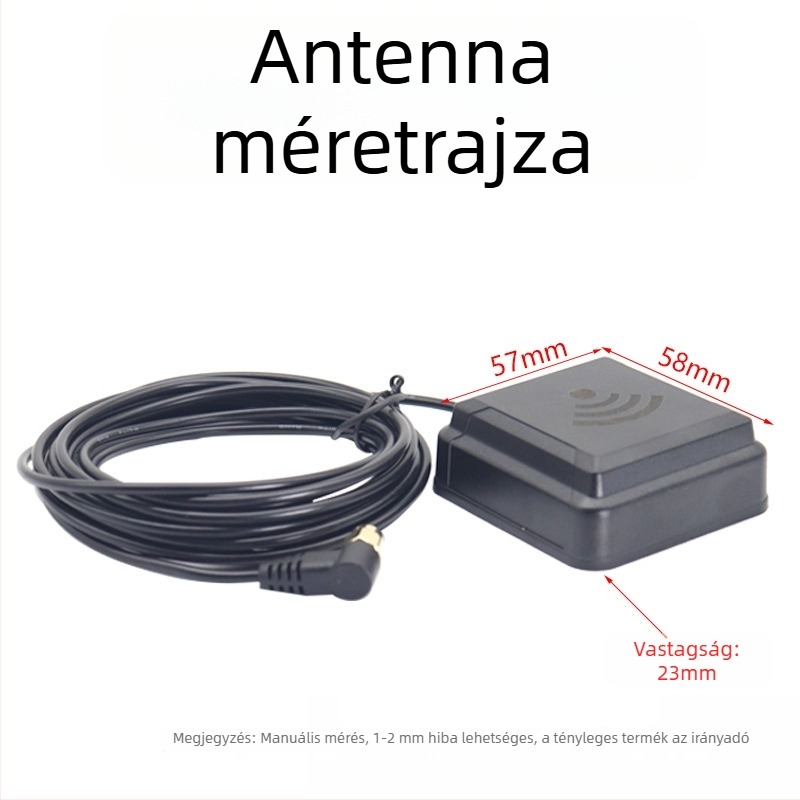 Beidou GPS GLONASS hárommódú aktív autós navigációs antenna, nagy nyereséggel