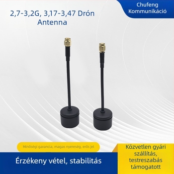 Chu Feng UAV antenna – omni‑irányú, SMA belső tű, körkörösen polarizált