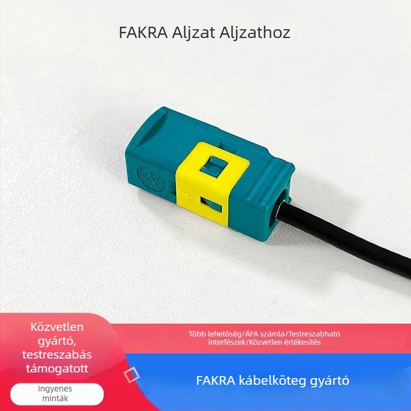 GPS antenna hosszabbító kábel, Z-típusú FAKRA, hosszú, női–női RG174