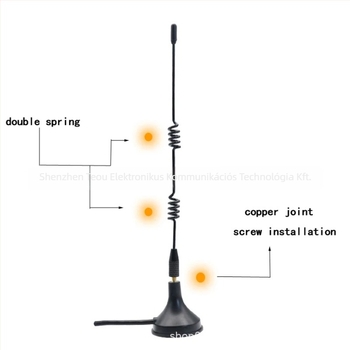 433 MHz adatátviteli modul szívócsésze antennával, omnidirekcionális, 9 dBi nyereség