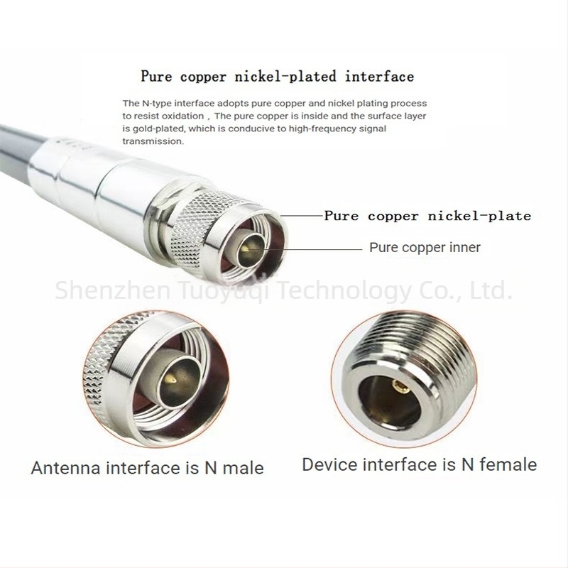 Drón üvegszálas antenna, kültéri vízálló 868/915/1.5 GHz/2.4 GHz/5.8 GHz, Nyereség 5, SWR ≤ 1,5, Impedancia 50 Ω
