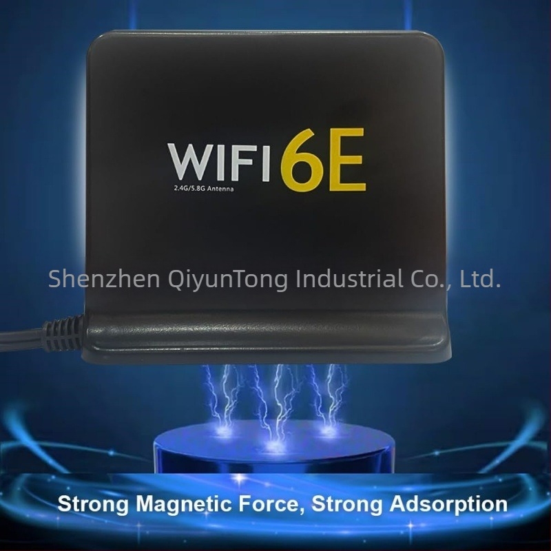 Wi-Fi 6E asztali antenna AX210, 50 ohm, 15 dBi, SWR <= 1.5, kiterjesztő kábelrel