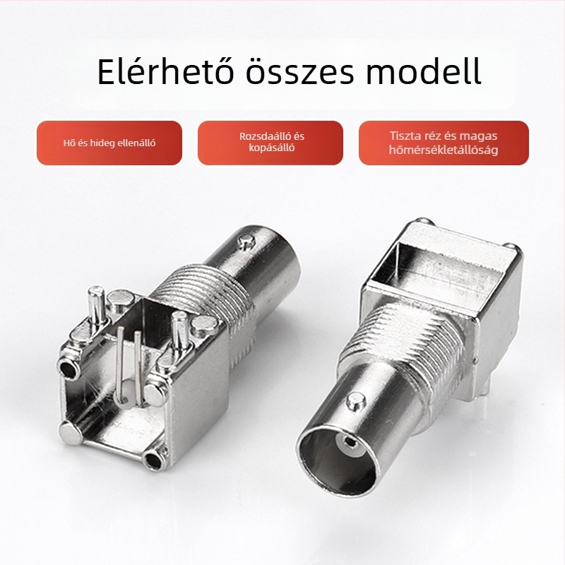 BNC antennaalap RF csatlakozó interfésszel, DC–3 GHz, 500 VRMS, 1500 VRMS dielektromos ellenállás, VSWR max 1,3