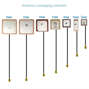 Beidou pozíció – aktív belső antenna GPS+BD, kerámiamodul kettős frekvenciával, 28 dB magas nyereséggel, IPEX csatlakozó