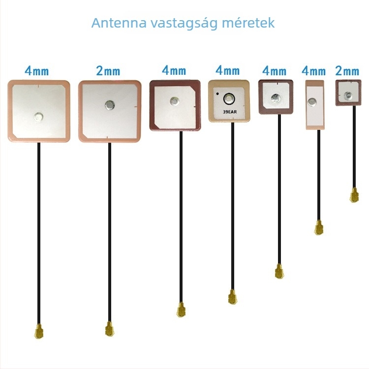 Beidou pozíció – aktív belső antenna GPS+BD, kerámiamodul kettős frekvenciával, 28 dB magas nyereséggel, IPEX csatlakozó