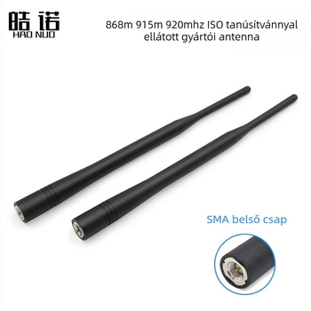Hao Nuo HN850-950 külső SMA antenna, omnidirektív, 5 dBi nyereség, 850–950 MHz, 50 Ω, SWR ≤ 2.0
