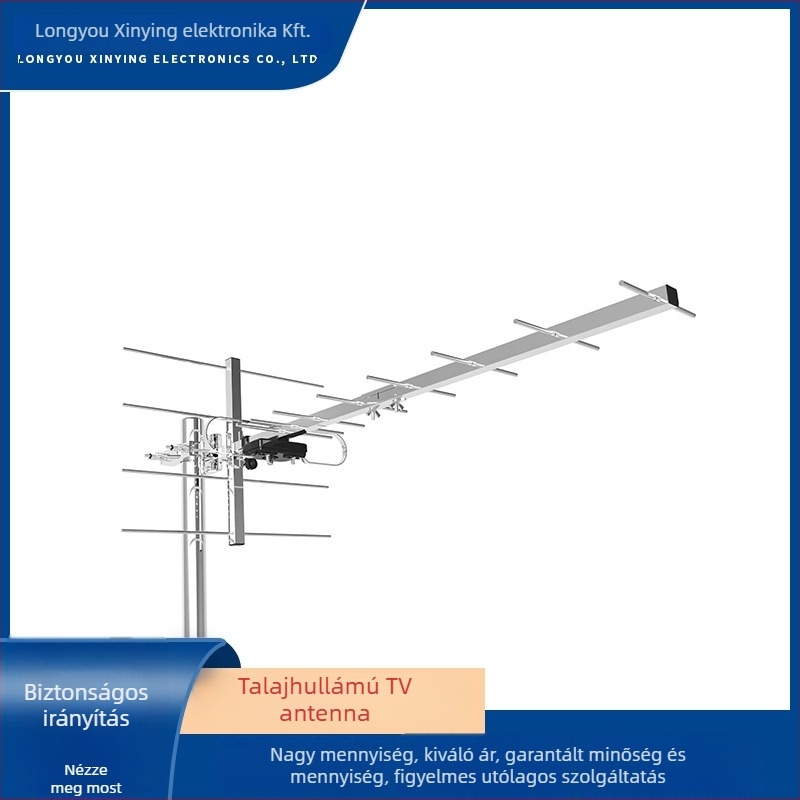 Kültéri földi digitális TV antenna — HD, modell ZY-13E94, OEM