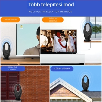 HD digitális TV antenna beltéri és kültéri használatra, univerzális HDTV vétel