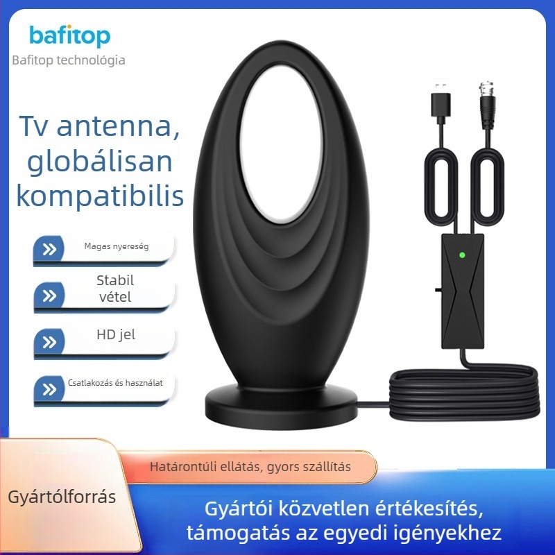 HD digitális TV antenna beltéri és kültéri használatra, univerzális HDTV vétel