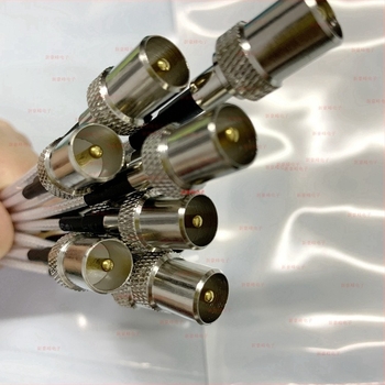 HDTV réz IEC műholdas jel-extension antenna, derékszögű, férfi-női csatlakozó