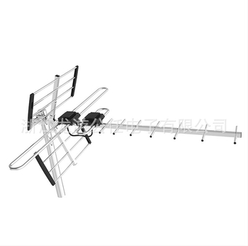 Kültéri TV antenna – 11–12 dB nyereség, 168–862 MHz tartomány, 75 Ω bemeneti impedancia, SWR ≤ 24