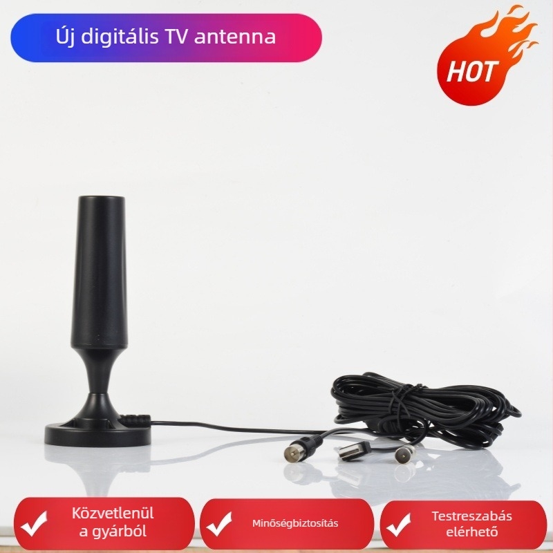 Beltéri HDTV antenna vákuumos csésze rögzítéséhez