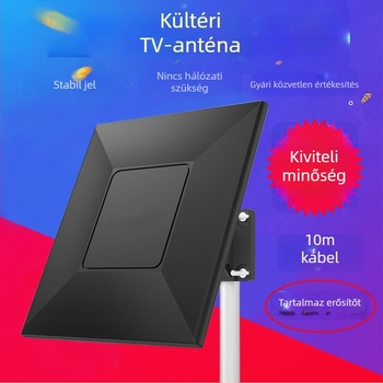 CJH-328A Kültéri TV antenna, VHF 28–32 dB és UHF 32–36 dB, sáv 40–890 MHz, impedancia 75 Ω