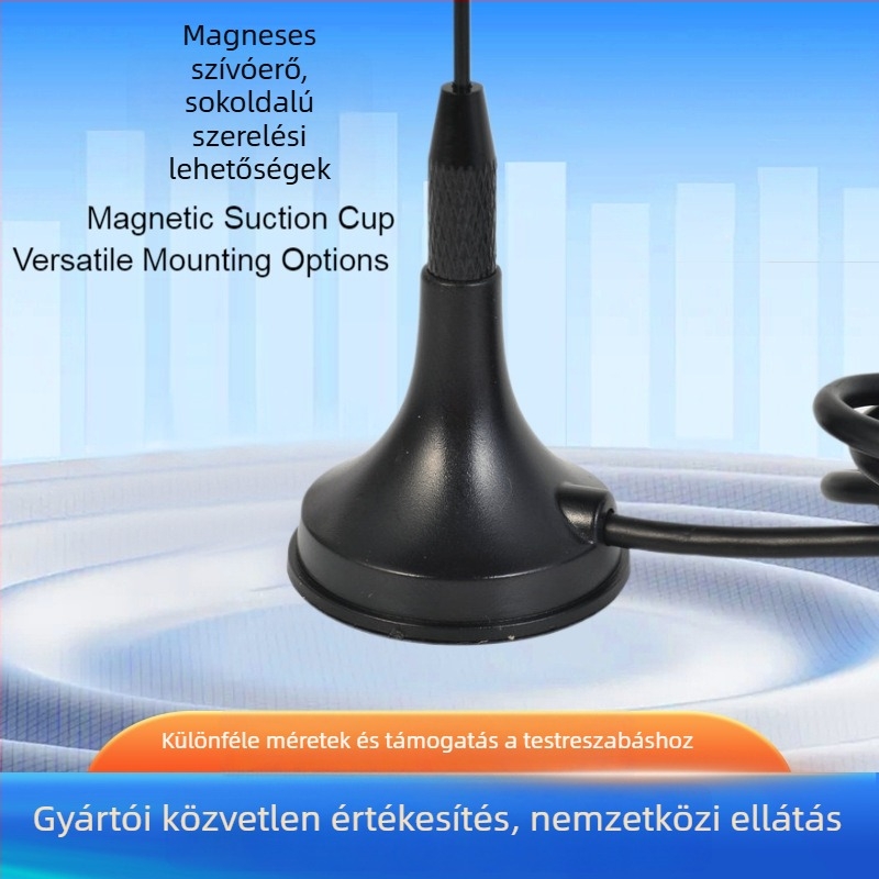 DVB-T beltéri antenna vákuumos rögzítéssel, nagy nyereségű digitális TV antenna, 1,5 m kábellel
