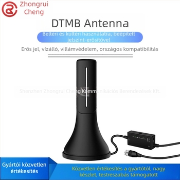 ZRC HTV11 beltéri tévéantenna, nyereség 35, frekvenciasáv 40-300/470-890, impedancia 75 Ω, SWR ≤ 1.5