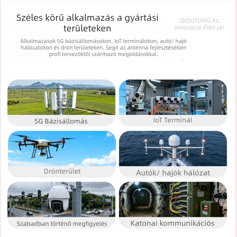 FRP antenna drónhoz, omnidirekcionális, ütéscsillapító, 400–6000 MHz