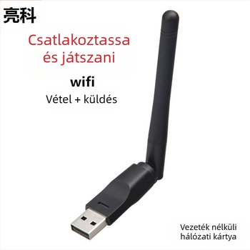 MT7601 USB vezeték nélküli hálózati adapter, 150 Mbps, 2,4 GHz, IEEE 802.11 b/g/n, külső mini vevő
