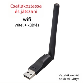 MT7601 USB vezeték nélküli hálózati adapter, 150 Mbps, 2,4 GHz, IEEE 802.11 b/g/n, külső mini vevő