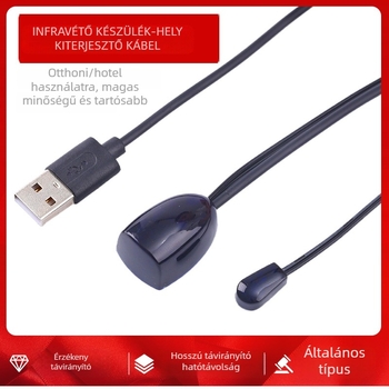 USB IR-vevő a set-top boxhoz TSIR0301 | optikai vevőegység, far infrared, folyamatos üzemmód, szélessávú jel, nagy sebesség (TSIR0301, Optical receiving device, Far infrared, Continuous mode, Broadband transmission, High speed)