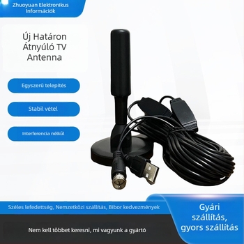 Beltéri DTMB digitális TV antenna, nagy nyereségű jelerősítéssel