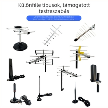 Beltéri DTMB digitális TV antenna, nagy nyereségű jelerősítéssel