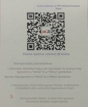 Távirányító Jingzhu Tianhong JZ-YK-01810 TV-set-top boxhoz, 10 m hatótáv