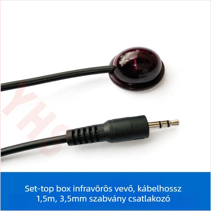 IR kiterjesztő kábel set-top boxhoz — optikai vevő, Modell D13-1.5M-3.5 interfész, távoli IR, folyamatos működés, szélessávú továbbítás, magas sebesség