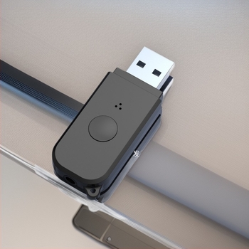 USB Bluetooth audio átvitel-vevő V5.3 - USB + AUX, Plug-and-Play, külső tápegység, 10 m hatótáv, 3 Mbps átviteli sebesség, 2,4 GHz