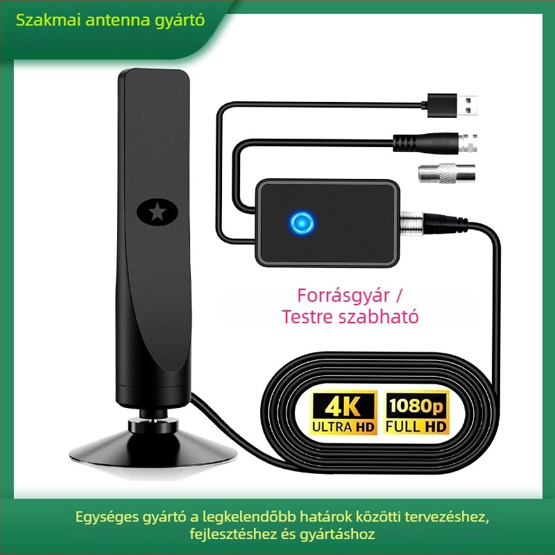 Beltéri TV antenna ATSC-vevővel, földhullám vétellel