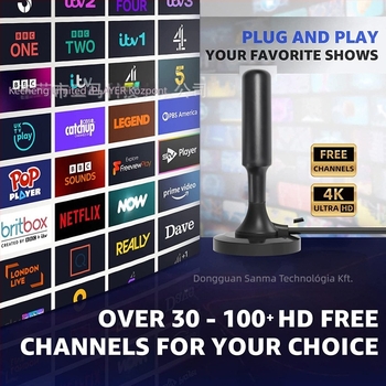 DTMB földi HD digitális TV antenna autóhoz, univerzális európai és amerikai járművekhez; OEM magáncímke licencelhető