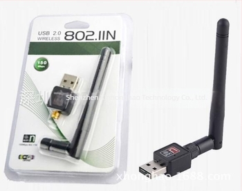 USB vezeték nélküli hálózati kártya, hordozható Wi‑Fi adapter számítógéphez, karaoke set-top boxhoz, RTL8188 2 dB