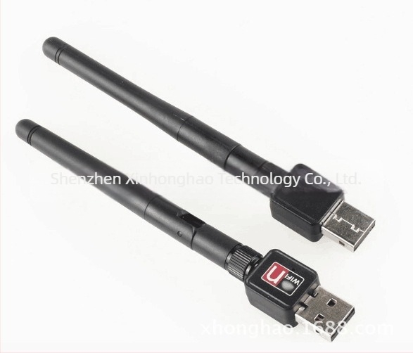 USB vezeték nélküli hálózati kártya, hordozható Wi‑Fi adapter számítógéphez, karaoke set-top boxhoz, RTL8188 2 dB