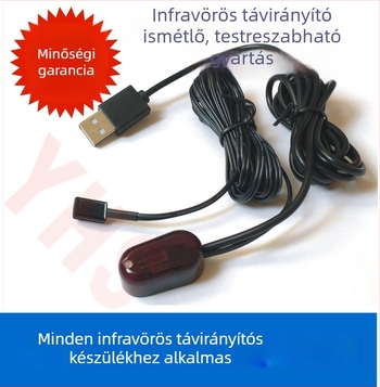 Infravörös ismétlő optikai vevővel, távoli infravörös tartomány, szélessávú jel, fotóérzékelő kimenet, nagy sebesség