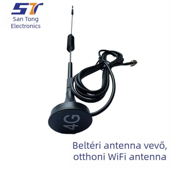 Beltéri digitális TV antenna — vevő, Wi‑Fi antenna, RF koaxiális csatlakozó; márka Three-way Electronics, PTFE szigetelő, alkalmazási terület: hálózati kommunikáció