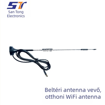 Beltéri digitális TV antenna — vevő, Wi‑Fi antenna, RF koaxiális csatlakozó; márka Three-way Electronics, PTFE szigetelő, alkalmazási terület: hálózati kommunikáció