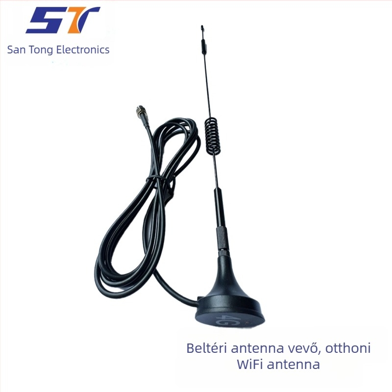 Beltéri digitális TV antenna — vevő, Wi‑Fi antenna, RF koaxiális csatlakozó; márka Three-way Electronics, PTFE szigetelő, alkalmazási terület: hálózati kommunikáció