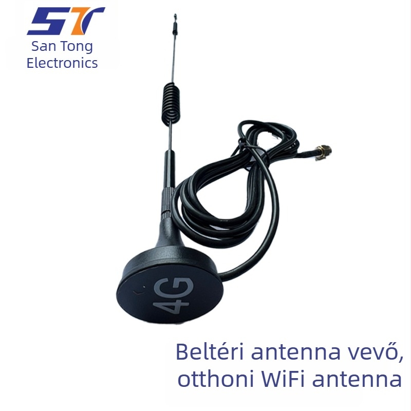 Beltéri digitális TV antenna — vevő, Wi‑Fi antenna, RF koaxiális csatlakozó; márka Three-way Electronics, PTFE szigetelő, alkalmazási terület: hálózati kommunikáció