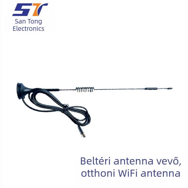 Beltéri digitális TV antenna — vevő, Wi‑Fi antenna, RF koaxiális csatlakozó; márka Three-way Electronics, PTFE szigetelő, alkalmazási terület: hálózati kommunikáció